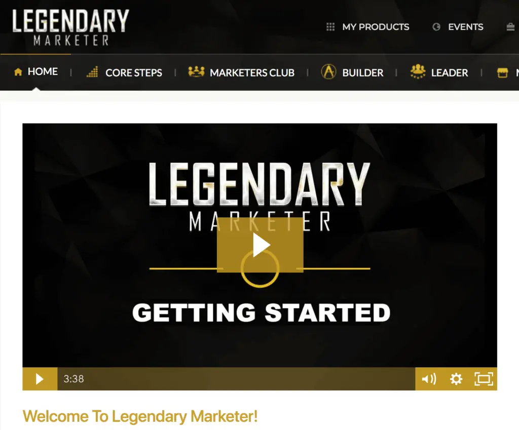 Legendary Marketer products