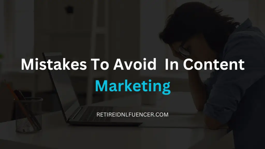 mistakes in content marketing