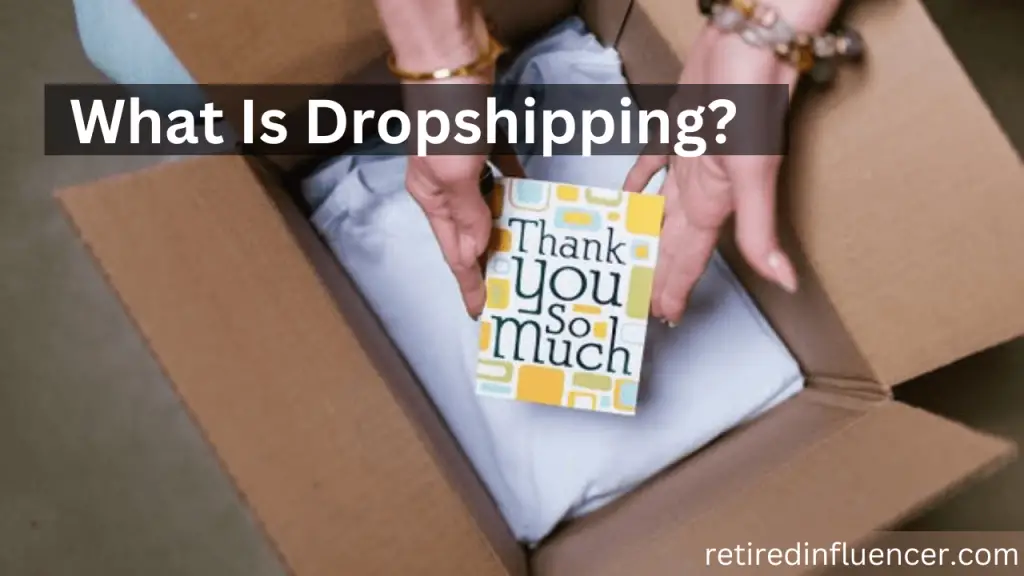 best definition on what is dropshipping