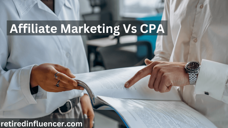 Is affiliate marketing and cpa marketing the same