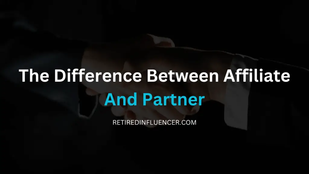 affiliate vs partner