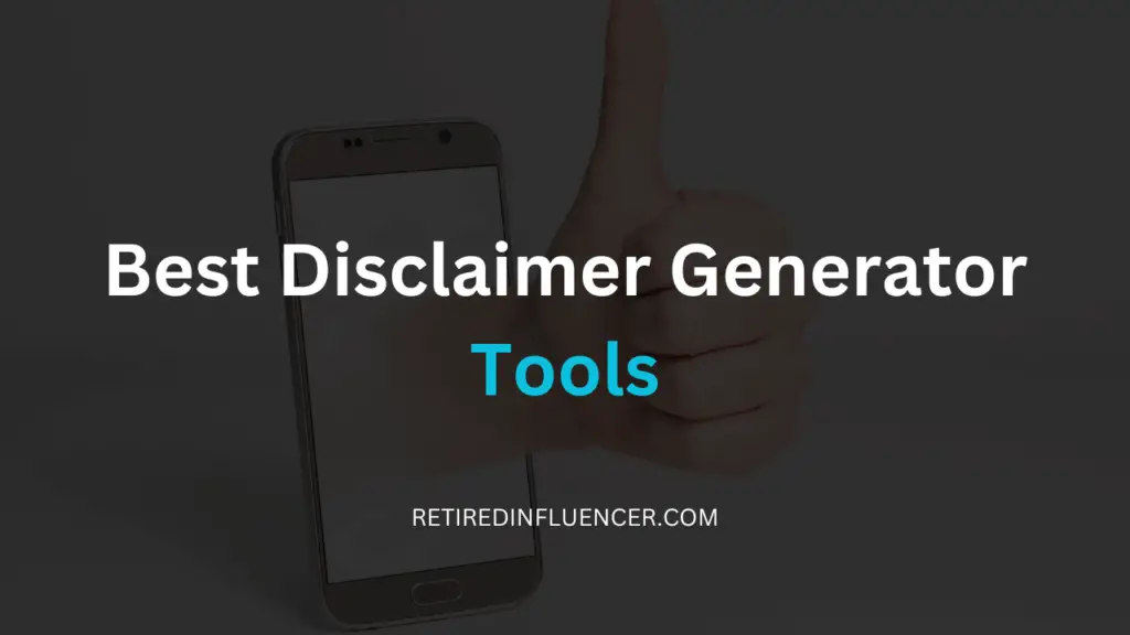 disclaimer generator tools