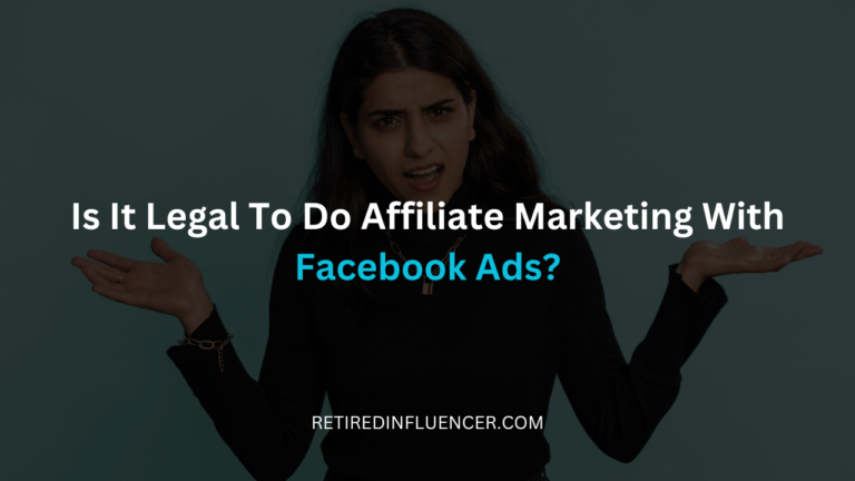 is it legal to us facebook ads for affiliate marketing